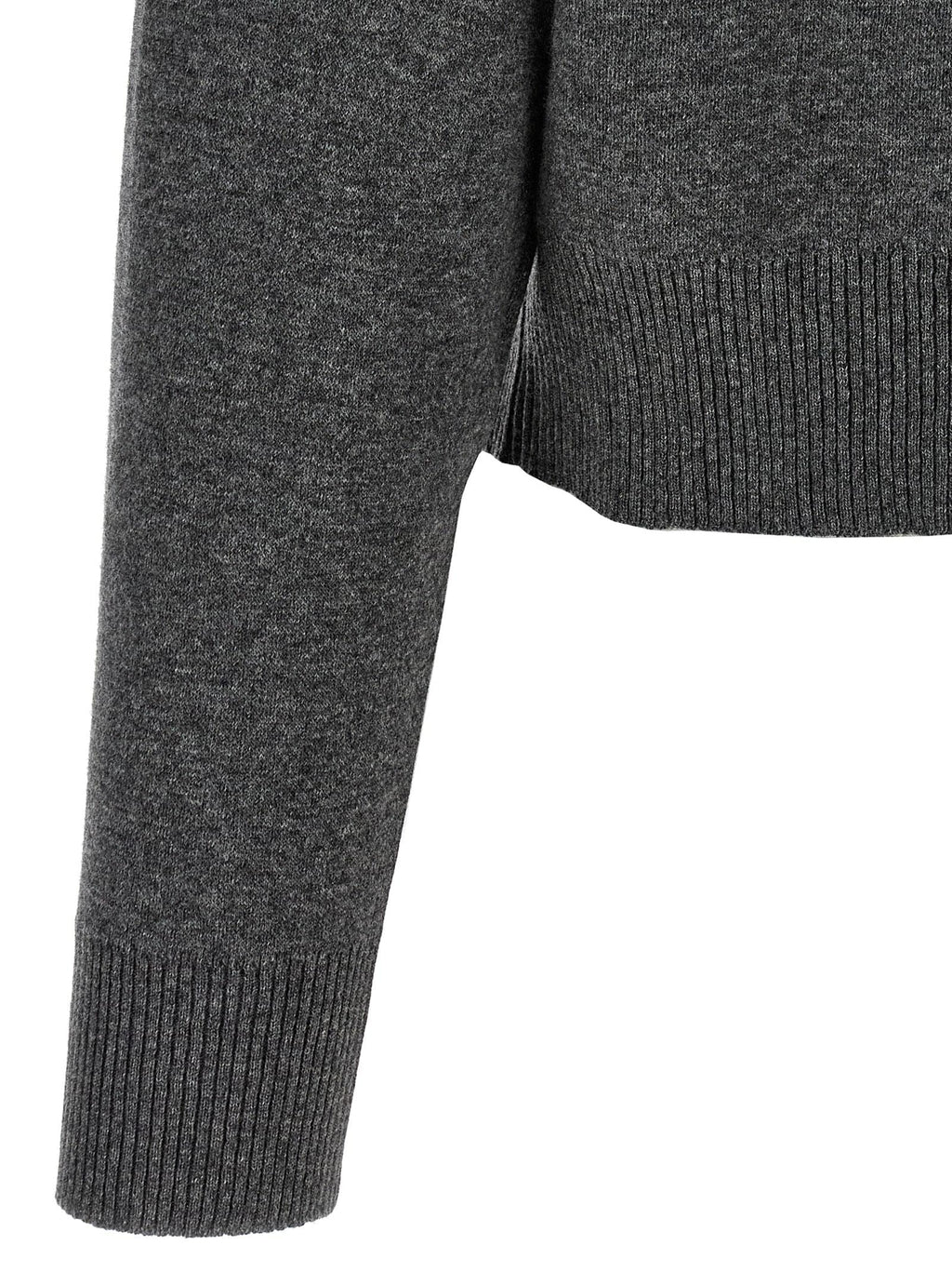 Brunello Cucinelli Women 'Shiny Zipper Pull' Wool Cardigan