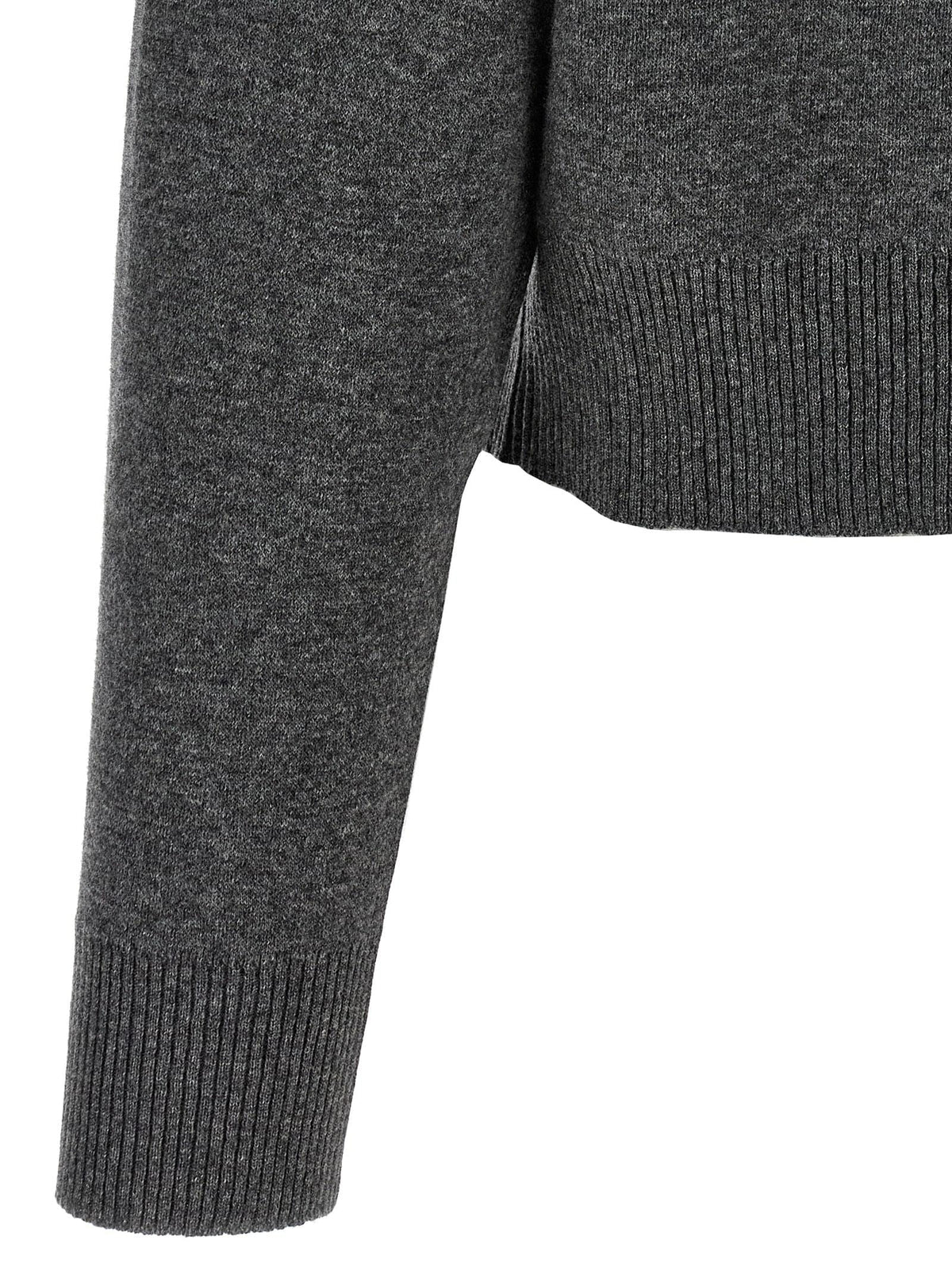 Brunello Cucinelli Women 'Shiny Zipper Pull' Wool Cardigan