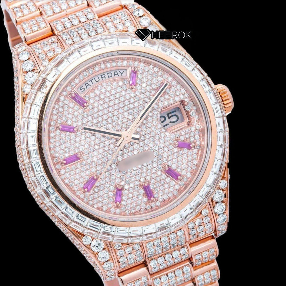 Moissanite Rolex Watch