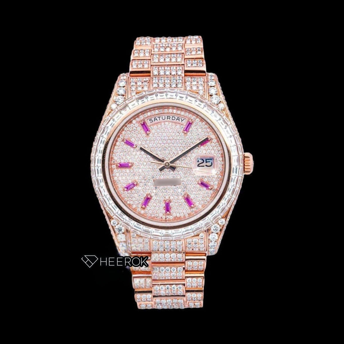 Moissanite Rolex Watch