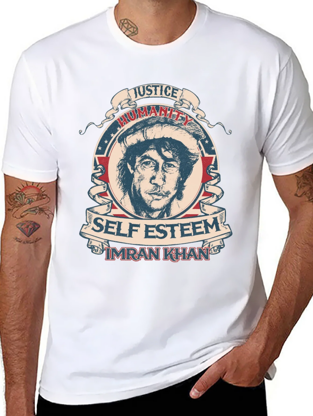 Imran Khan Graphic Print Tee