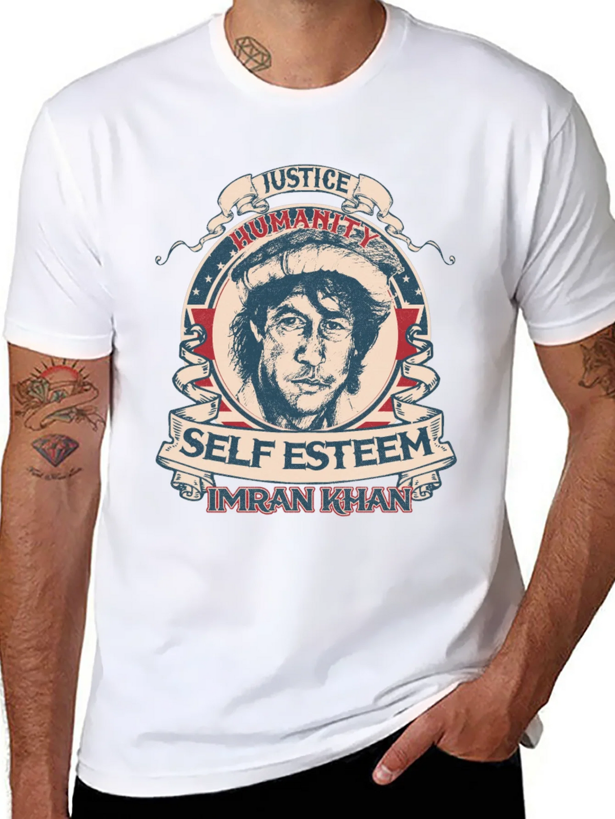 Imran Khan Graphic Print Tee