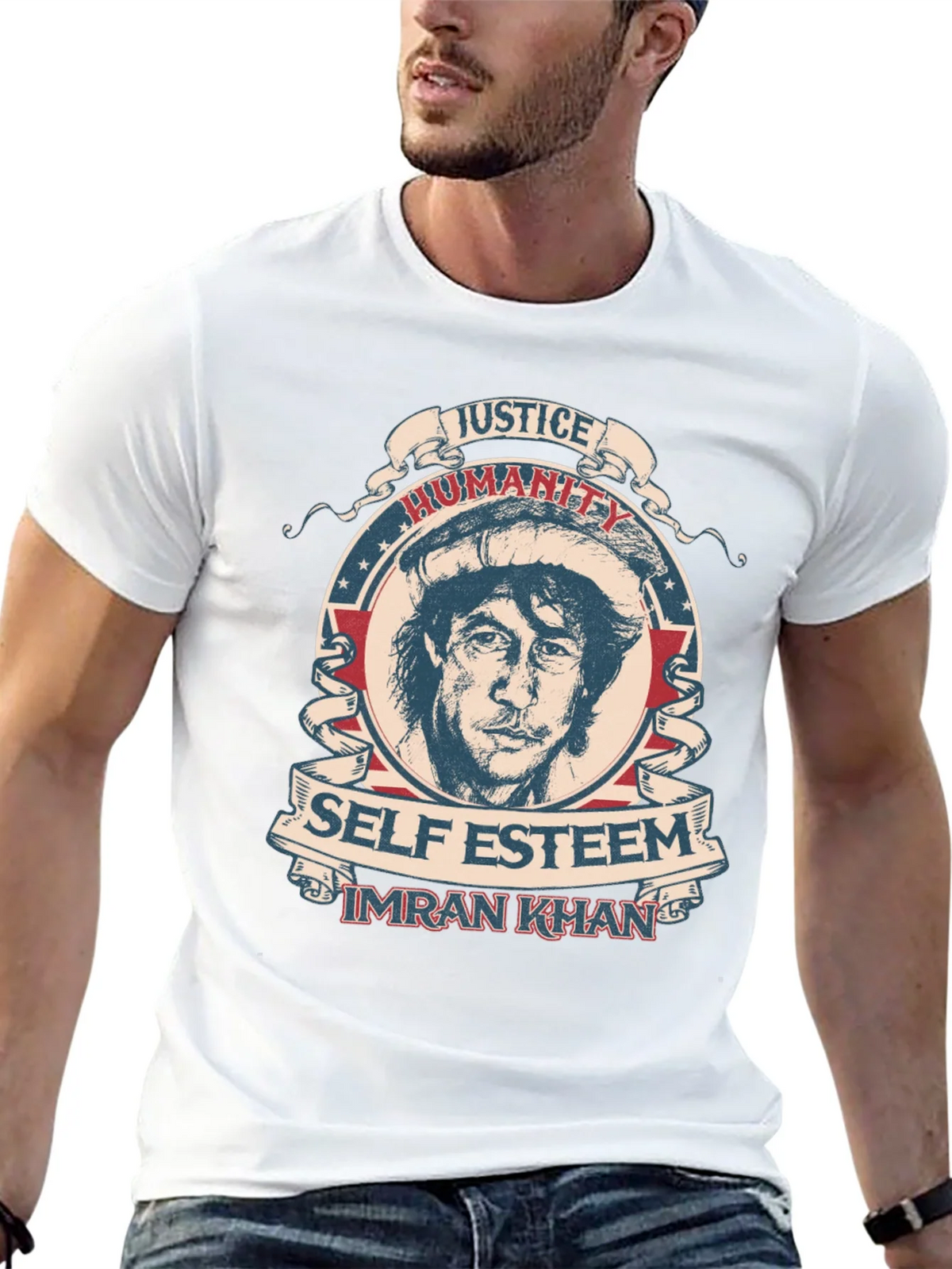 Imran Khan Graphic Print Tee