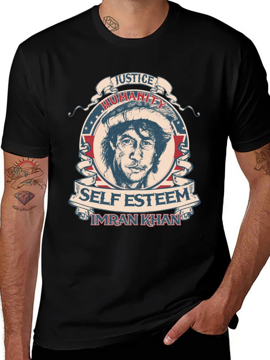 Imran Khan Graphic Print Tee