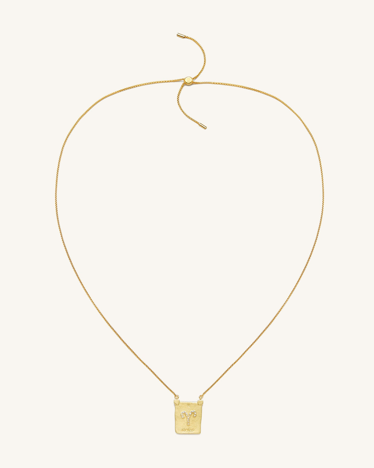 Zodiac Pendant Necklace - 18ct Gold Plated