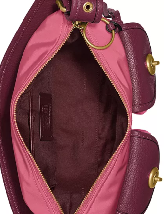 Coach Colorblock Nylon Cargo Shoulder Bag 23
