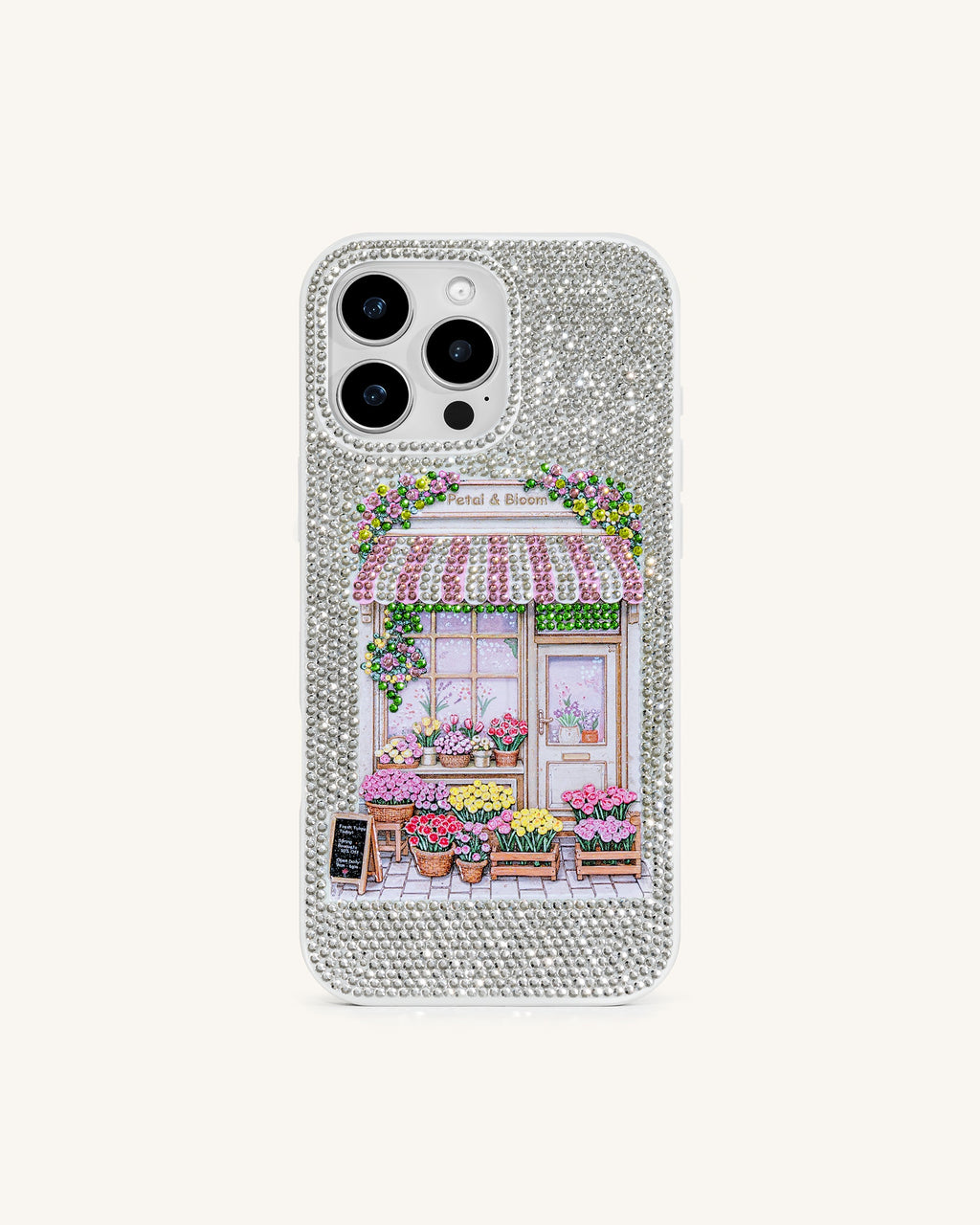Ellie Floral Shoppe Phone Case - Multicolor White