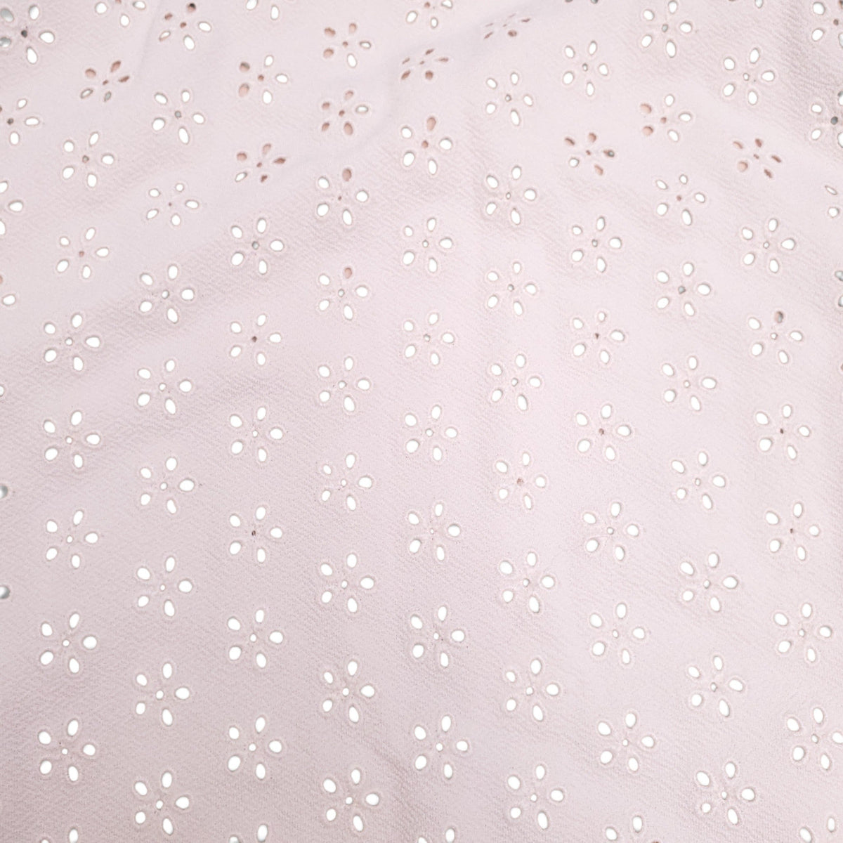 PEONY WHITE EYELET ONE-PIECE SWIMSUIT - SIZE M