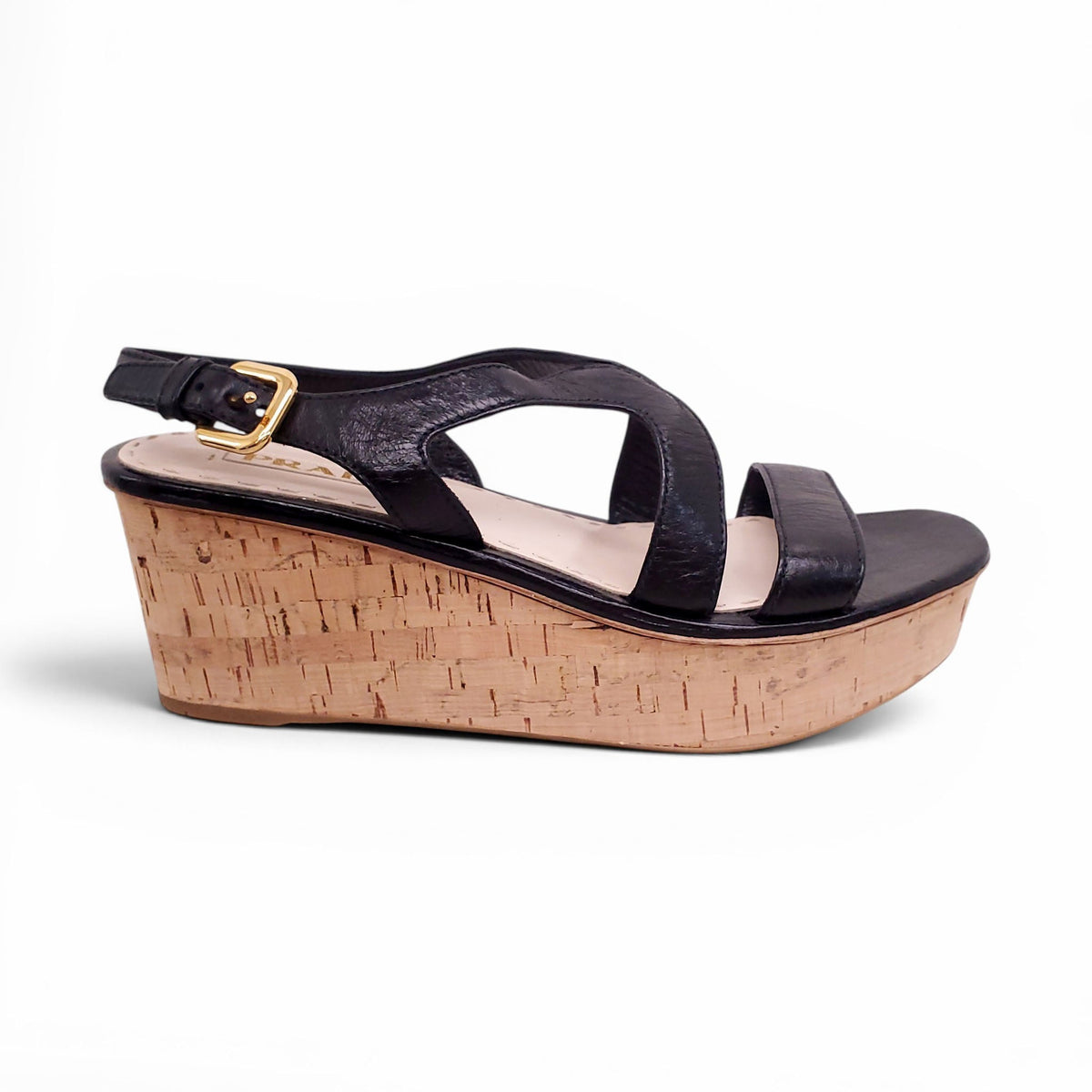 PRADA BLACK SQUIGGLE ESPADRILLES - SIZE 40