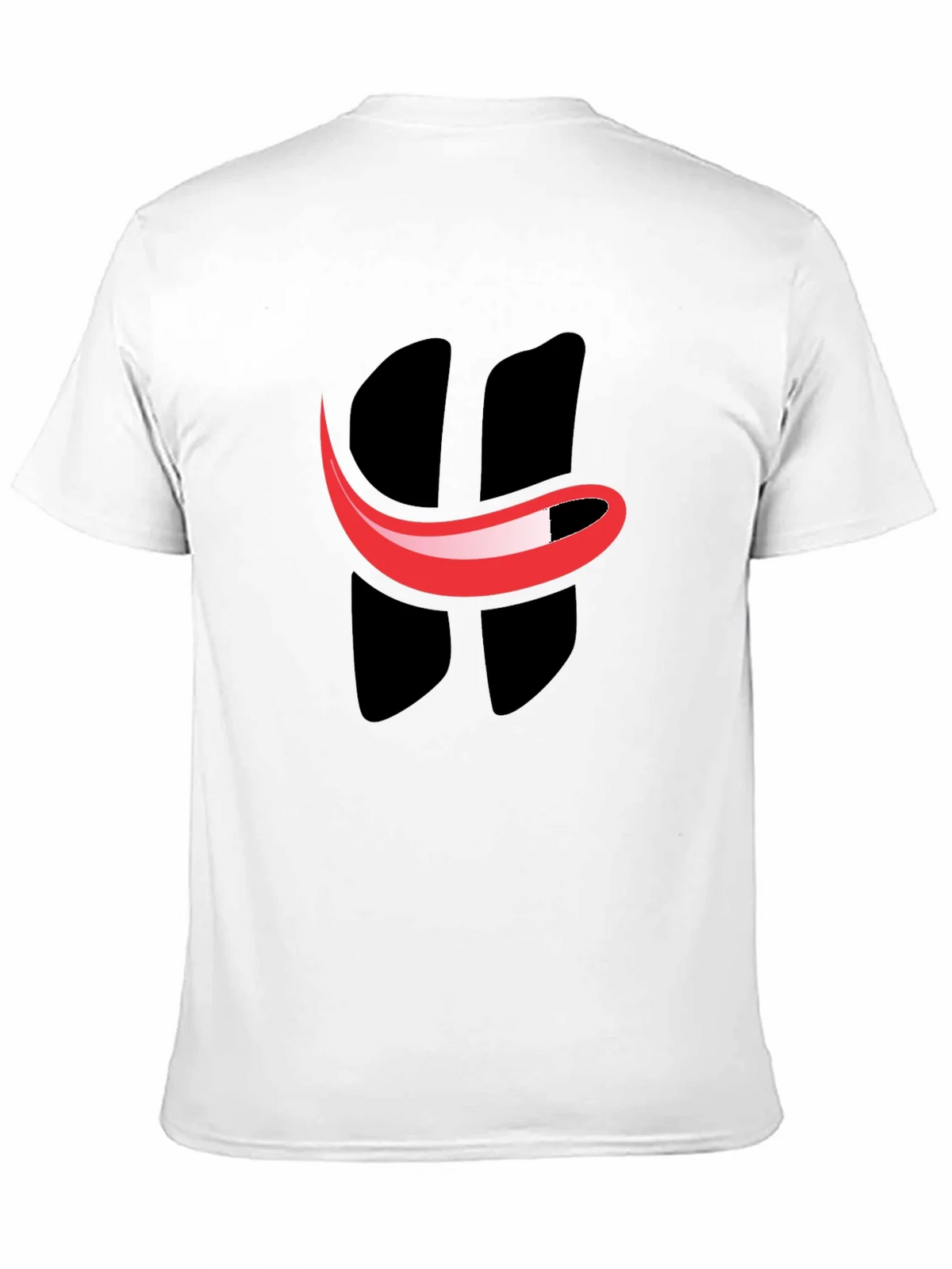 Smiley Face Graphic Tee - Black Cotton T-Shirt