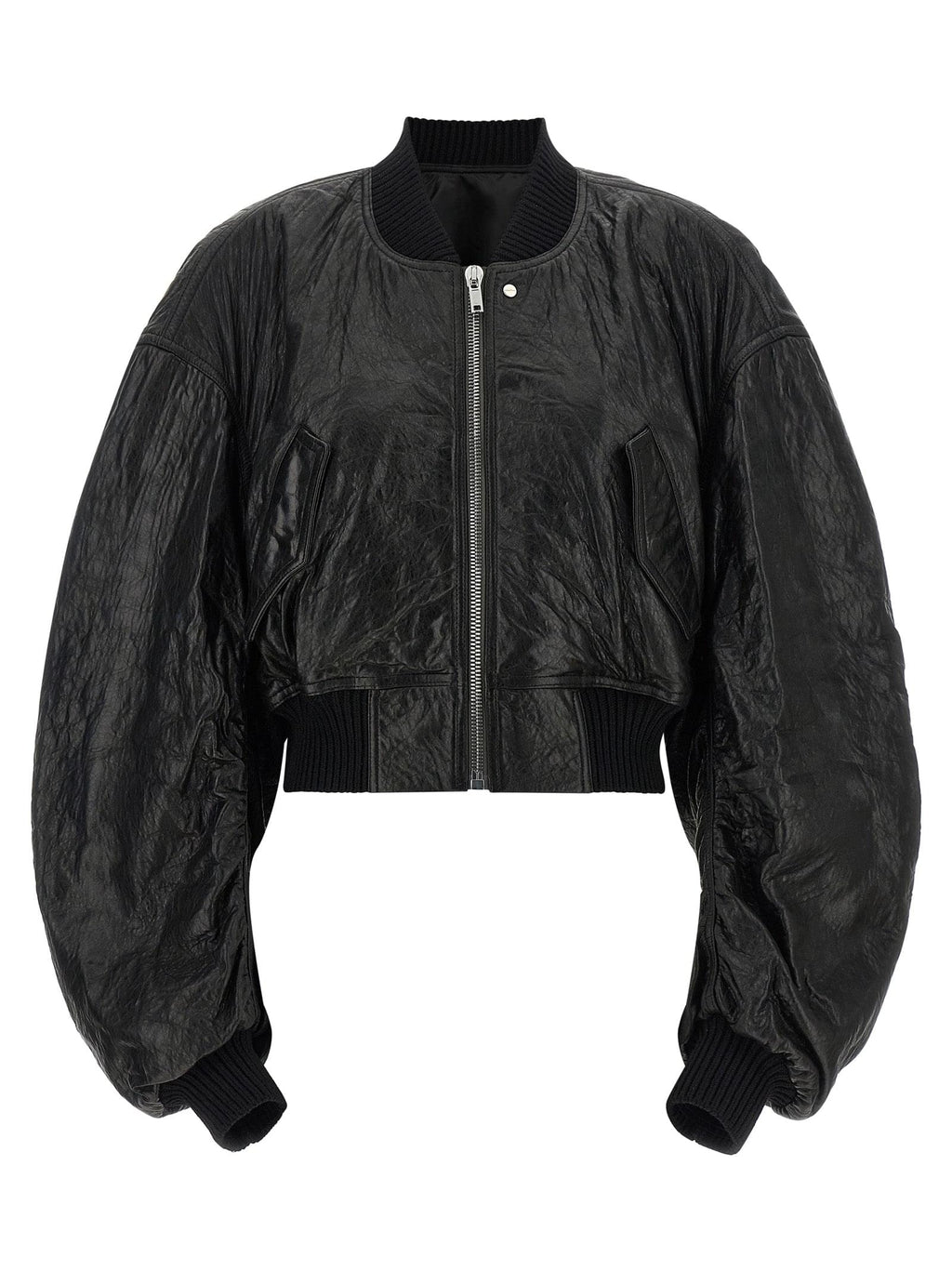 Rick Owens Women 'Secchia Cropped Flight' Bomber Jacket