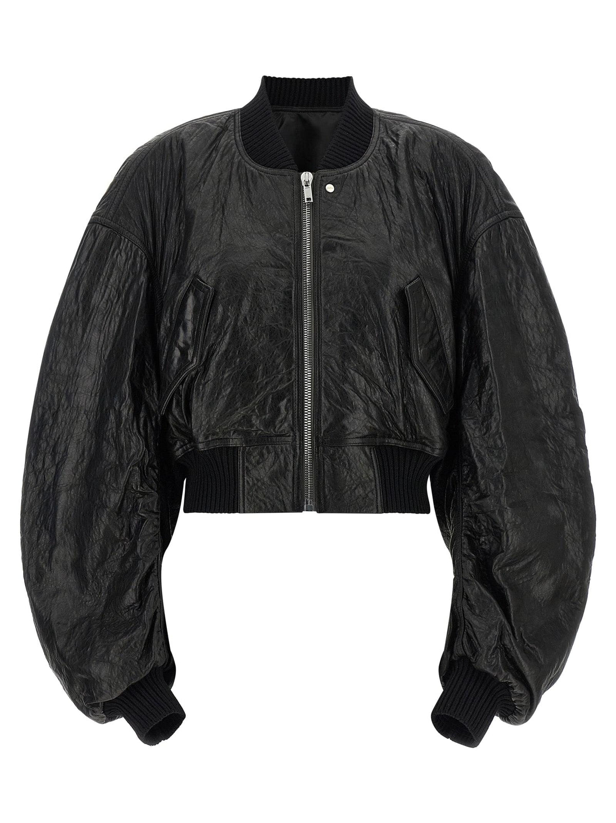 Rick Owens Women 'Secchia Cropped Flight' Bomber Jacket
