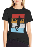 Retro Basketball Player Graphic T-Shirt