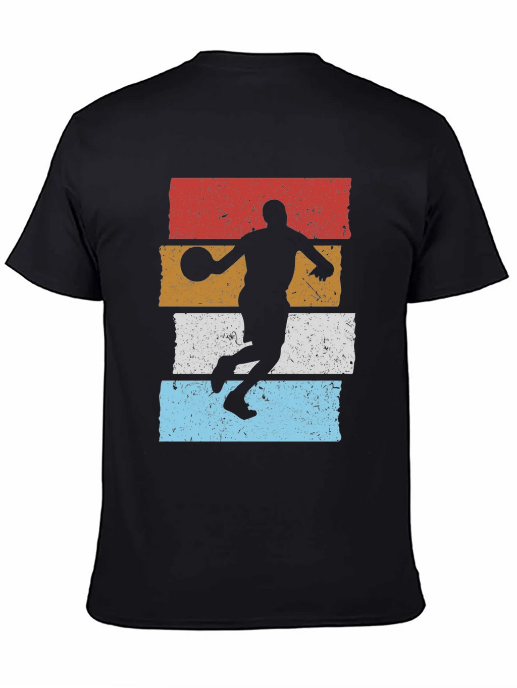 Retro Basketball Player Graphic T-Shirt