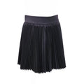 SHUSHU/TONG FRAYED SWISHY PLEATED GREY SKIRT - SIZE UK 8 (US 4)