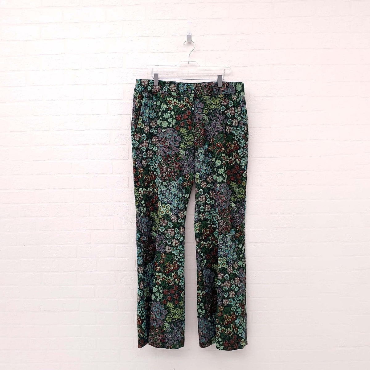 SMYTHE FLORAL TROUSERS - SIZE 16