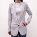 SMYTHE GREY TUXEDO JACKET - SIZE 2