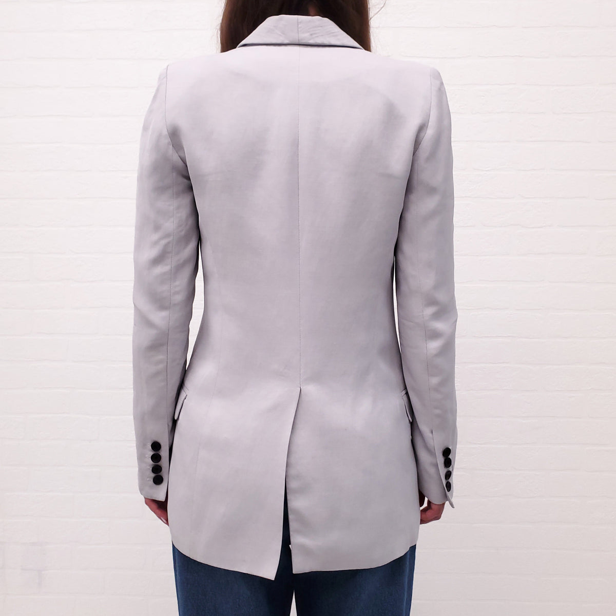 SMYTHE GREY TUXEDO JACKET - SIZE 2