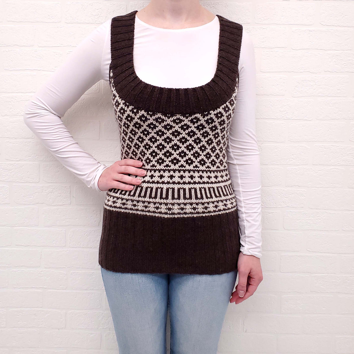 SMYTHE SWEATER VEST - SIZE S/M