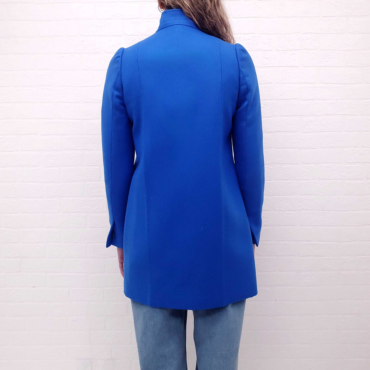 STELLA MCCARTNEY BLUE PEACOAT - SIZE 38