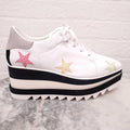 STELLA MCCARTNEY STAR EMBELLISHED SNEAKERS - SIZE 39