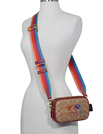 Coach Signature Rexy and Carriage Sadie Crossbody