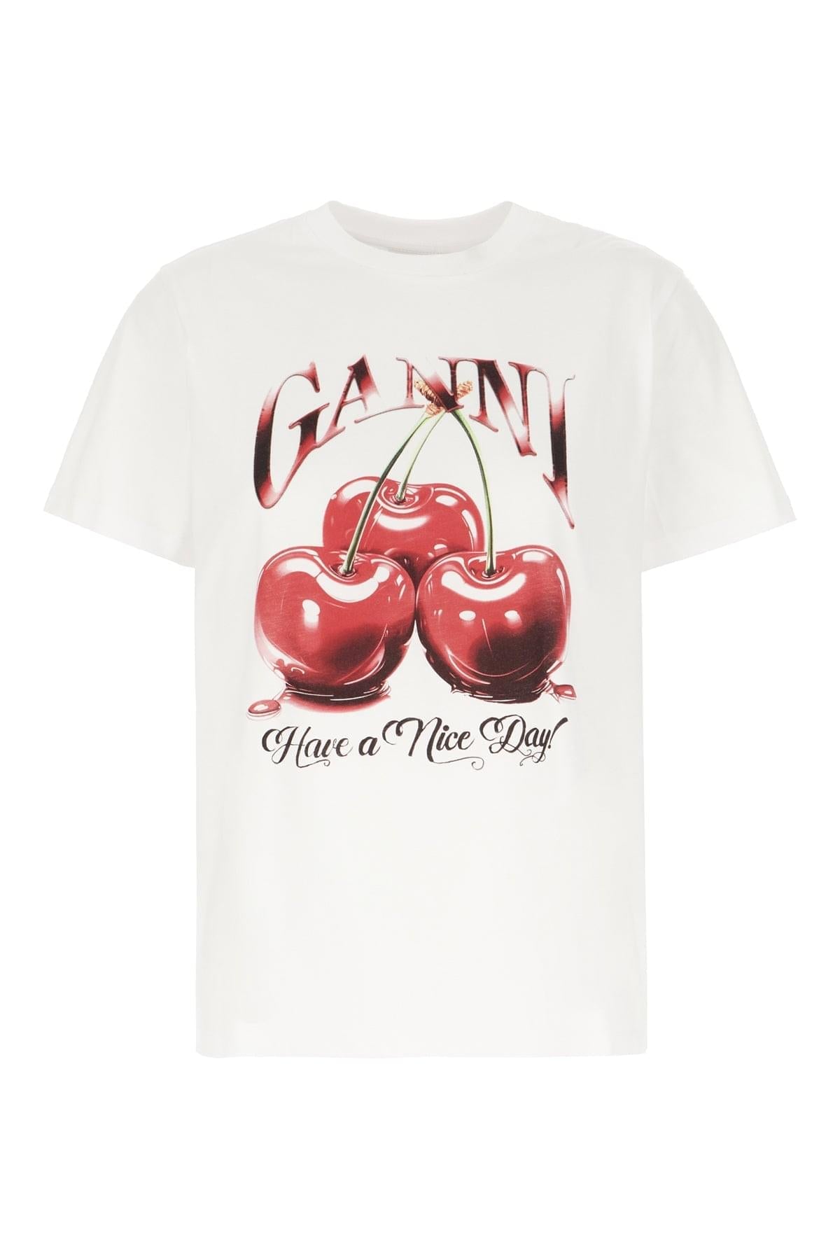Ganni Woman Clothing T-Shirt