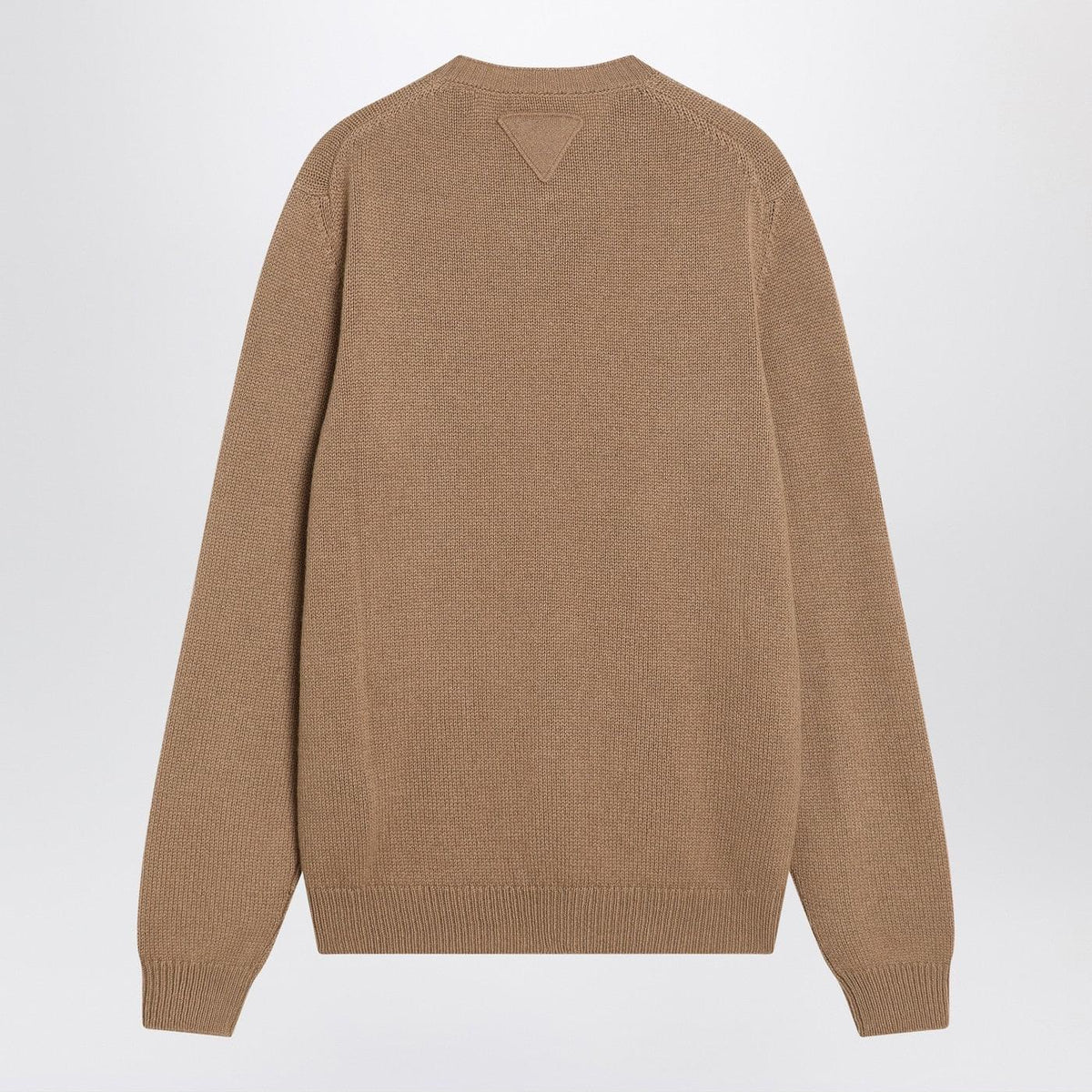 Prada Camel-Coloured Cardigan In Cashmere Men