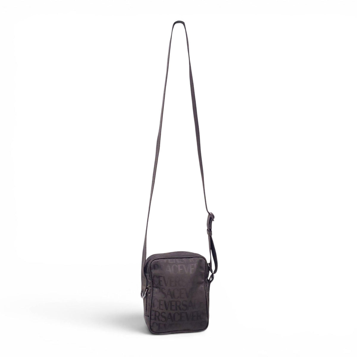 VERSACE GREEN MONOGRAM CROSSBODY BAG