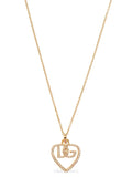 Dolce & Gabbana Women Strass Logo Necklace