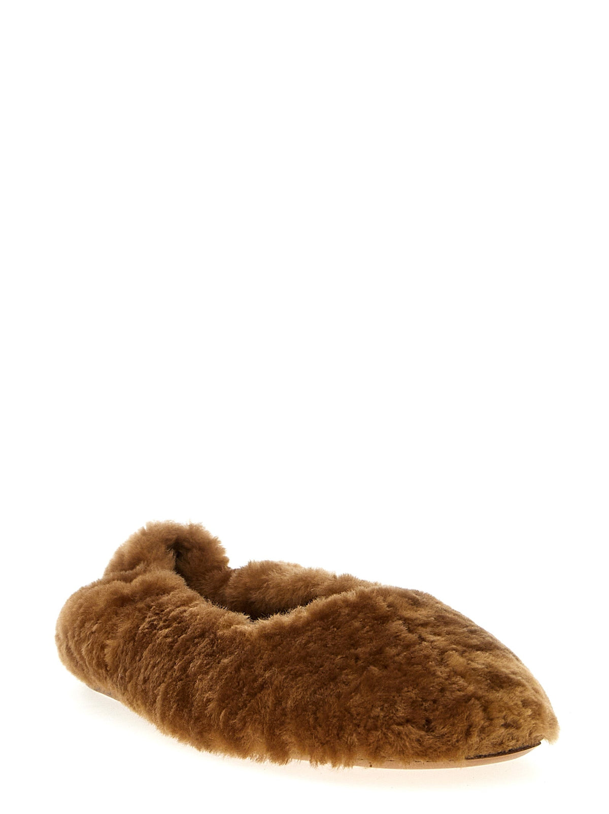 Dries Van Noten Women Fur Ballet Flats