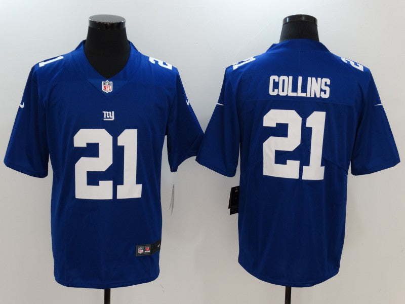 Men's New York Giants Landon Collins #21 Blue Game jersey
