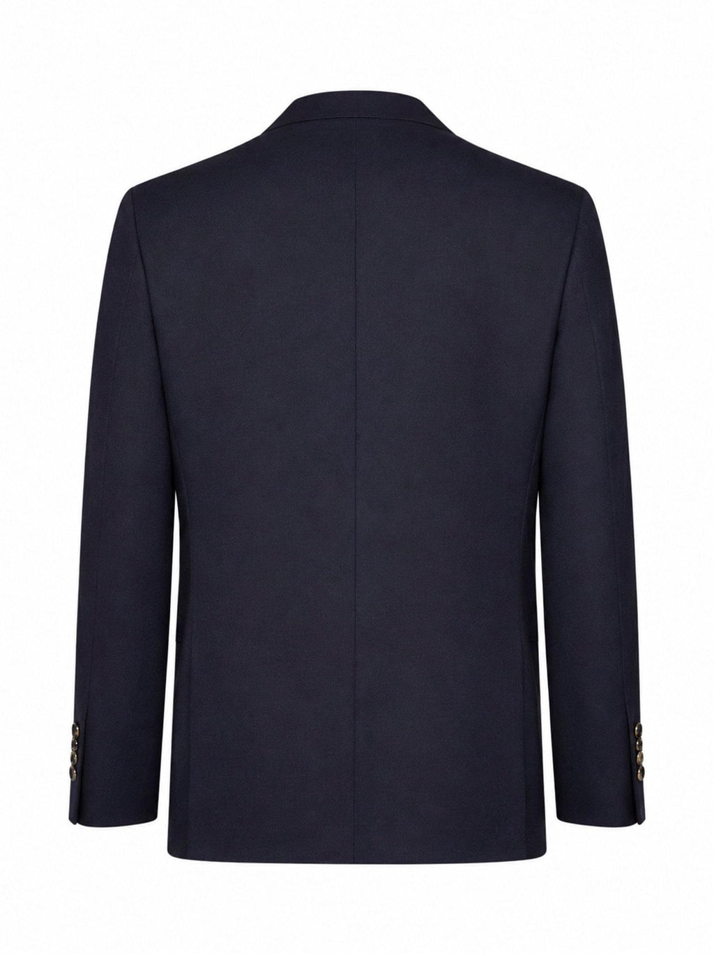 Brunello Cucinelli Men Blue Virgin Wool Flannel Deconstructed Blazer