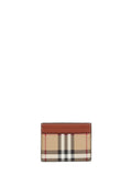 Burberry Women Archive Beige Check Credit Card Holder