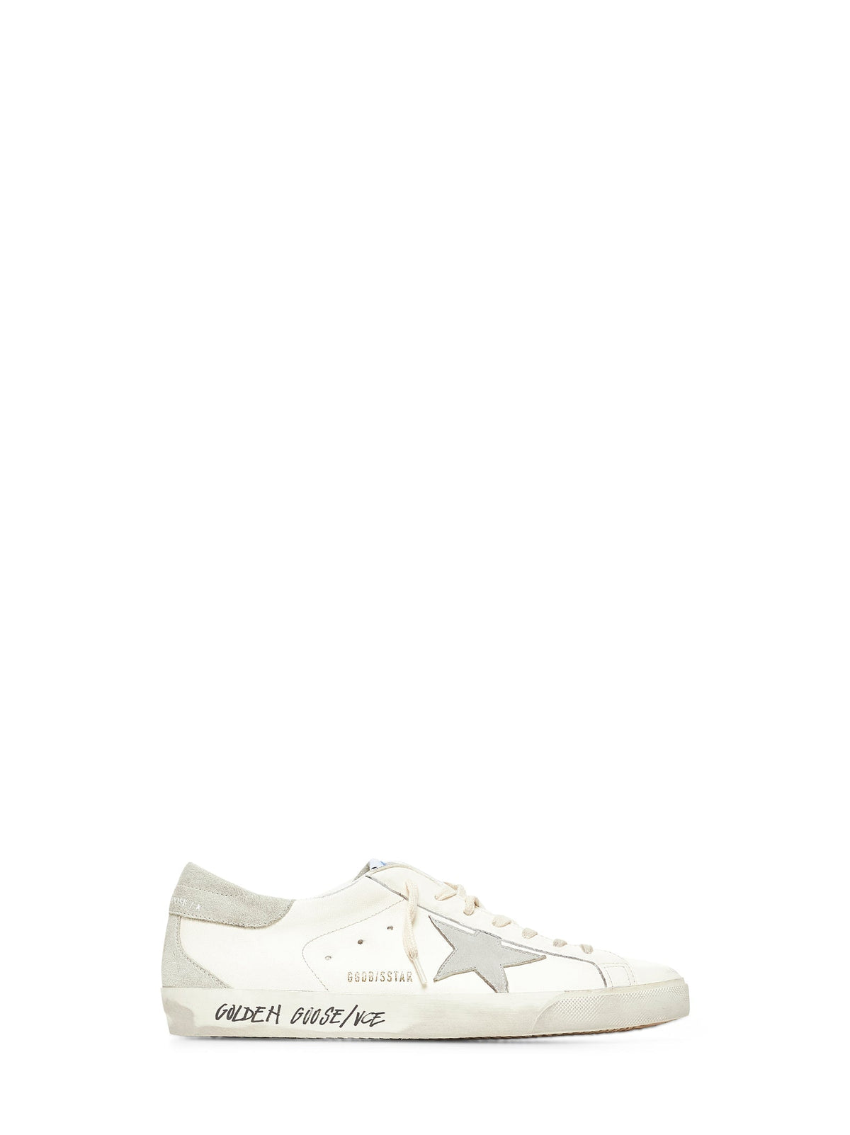Golden Goose Men Super-Star Sneakers In White Leather