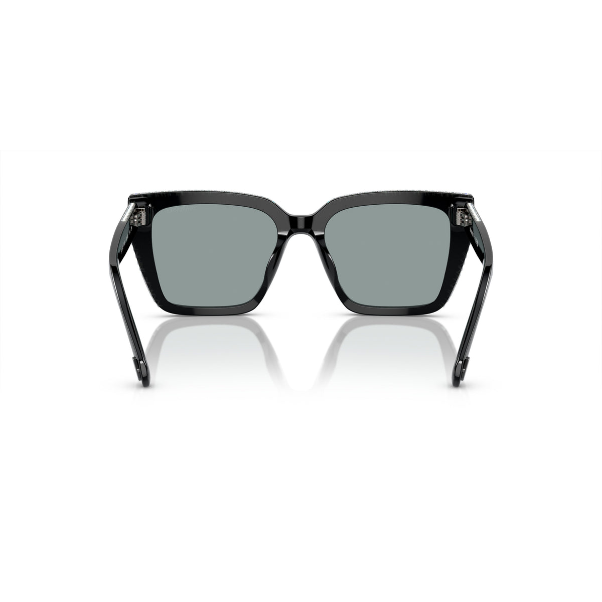 0Sk6013 Oversized Square Frame Sunglasses with Crystal Embellishments