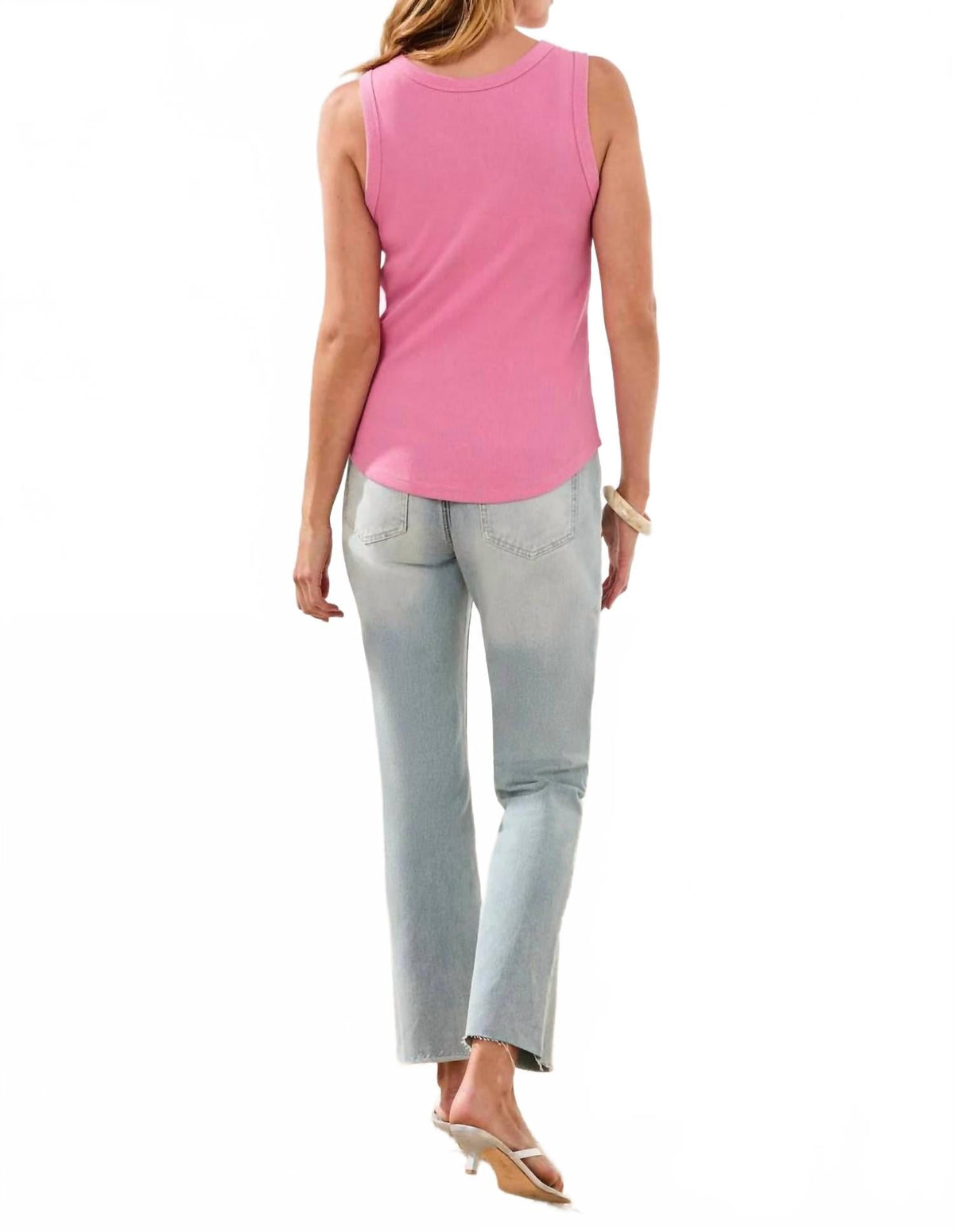 Wear Two Ways Reversible Tank Top In Pink