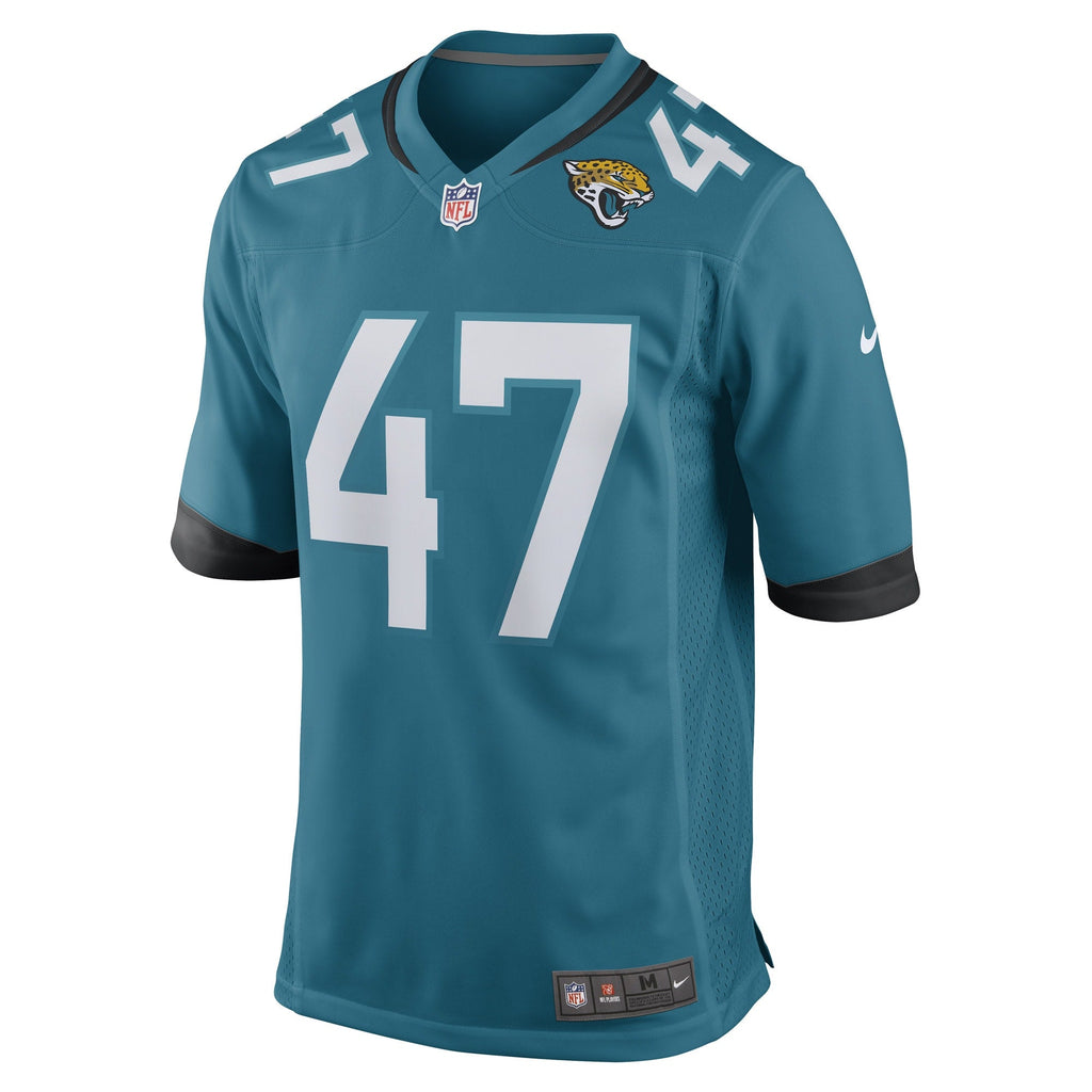 De'Shaan Dixon Jacksonville Jaguars Nike Team Game   Jersey - Teal