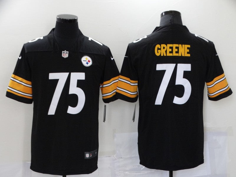 Men's Pittsburgh Steelers Joe Greene #75 Black Game jersey
