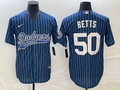 Men's Los Angeles Dodgers Mookie Betts #50 Blue Player jersey Joint Edition