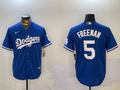Men's Los Angeles Dodgers Freddie Freeman #5 Blue Replica Baseball jersey