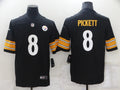 Men's Pittsburgh Steelers Kenny Pickett #8 Black Game jersey
