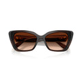 0Sk6047 Bold Cat-Eye Sunglasses with Gradient Lenses