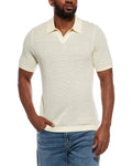 Onia Textured Johnny Collar Polo Shirt