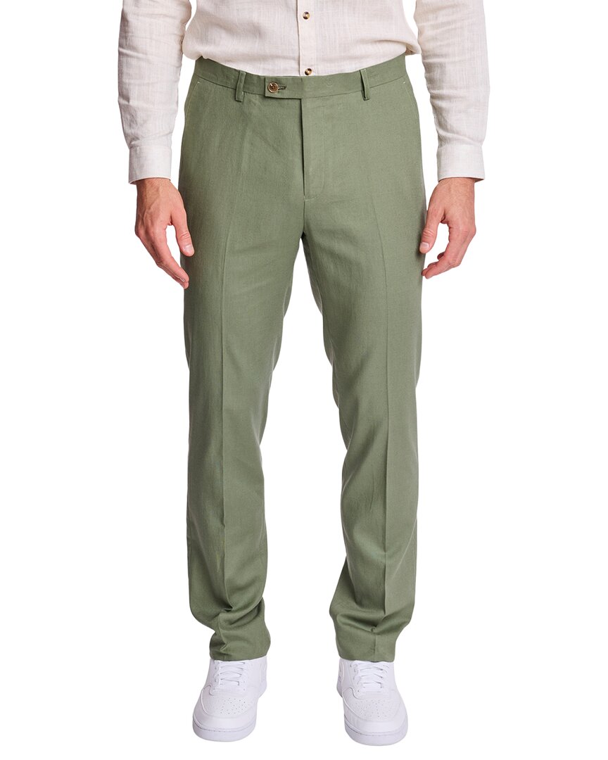Paisley & Gray Downing Linen-Blend Pant