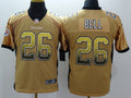 Men's Pittsburgh Steelers LeVeon Bell #26 Gold Game jersey