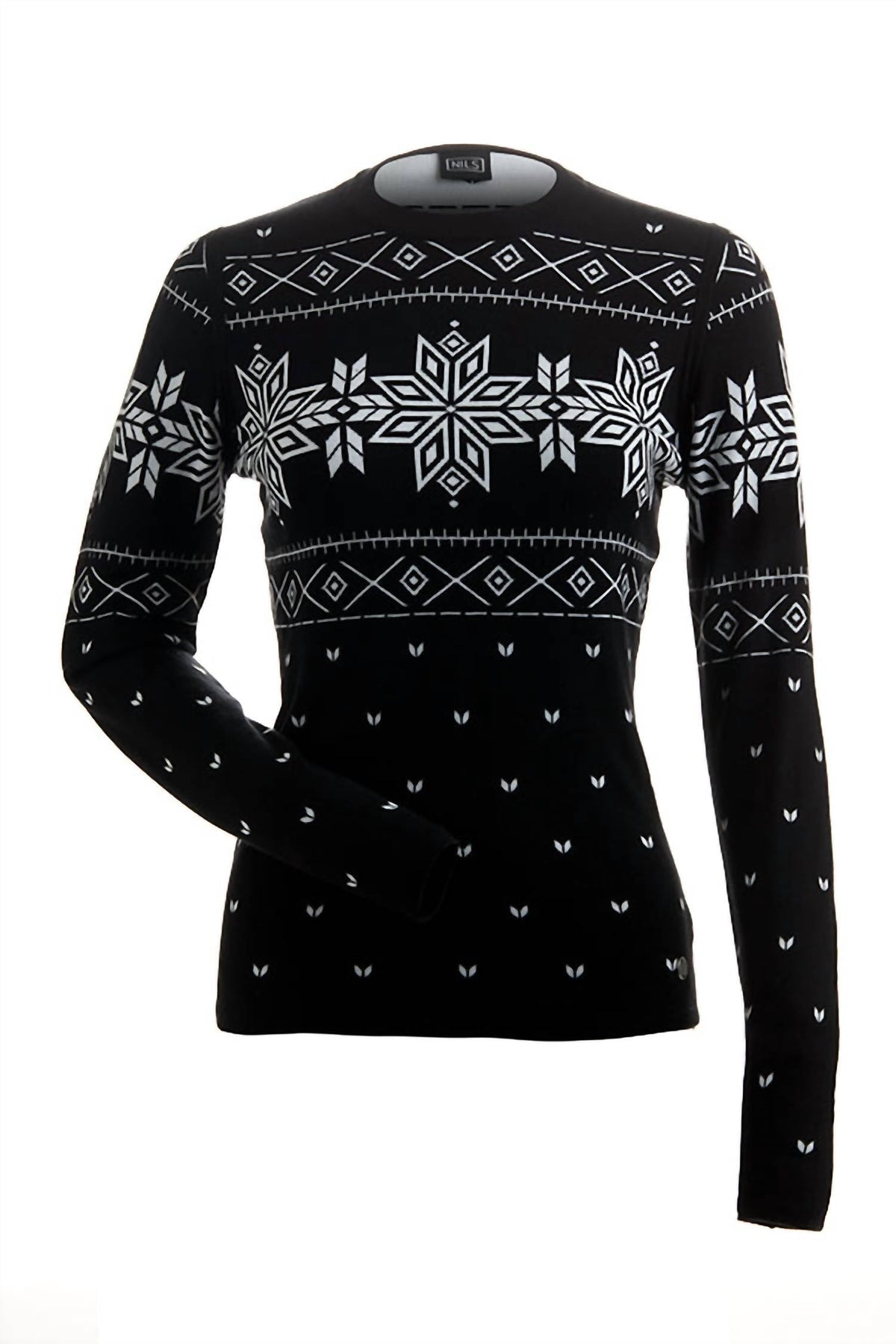Women's Matterhorn Ski Sweater In Black/white
