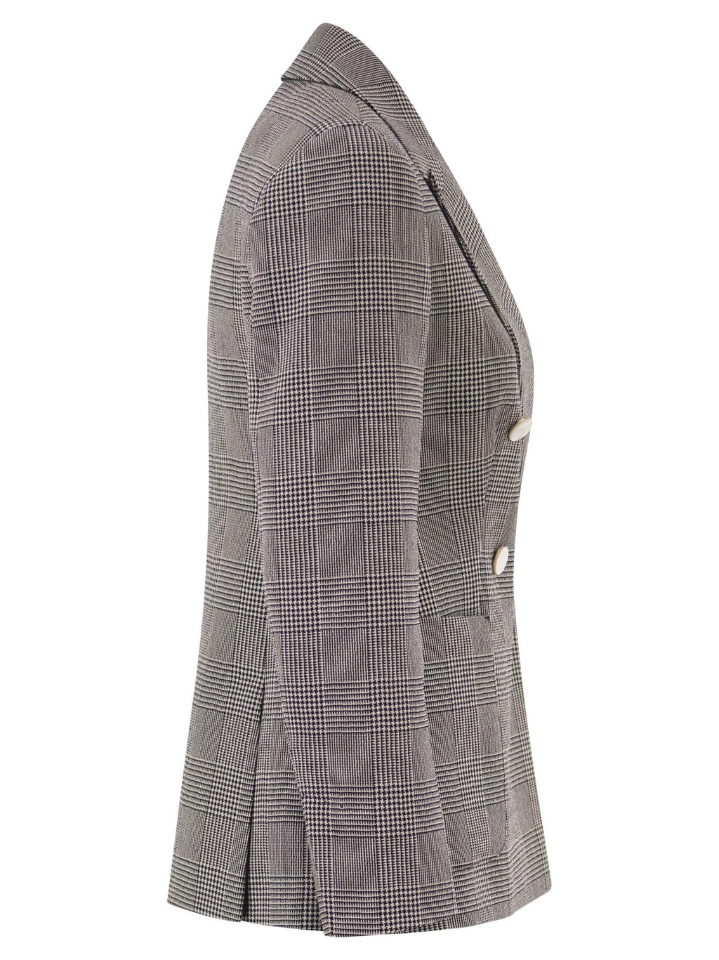 Max Mara Women Mxmaccordo - Double-Breasted Prince Of Wales Virgin Wool Blazer