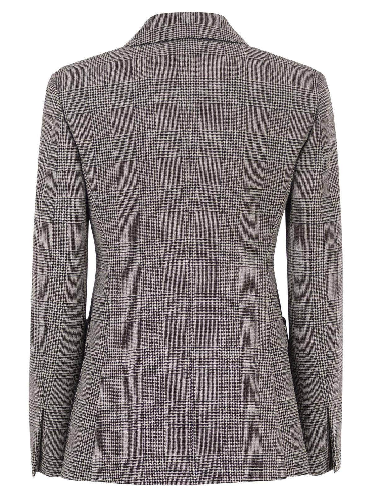 Max Mara Women Mxmaccordo - Double-Breasted Prince Of Wales Virgin Wool Blazer