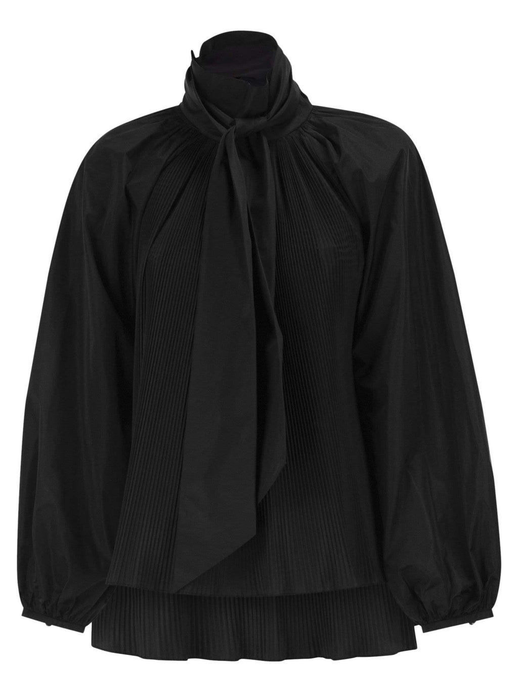 Max Mara Women Mxevalle - Pleated Blouse With Neck Bow
